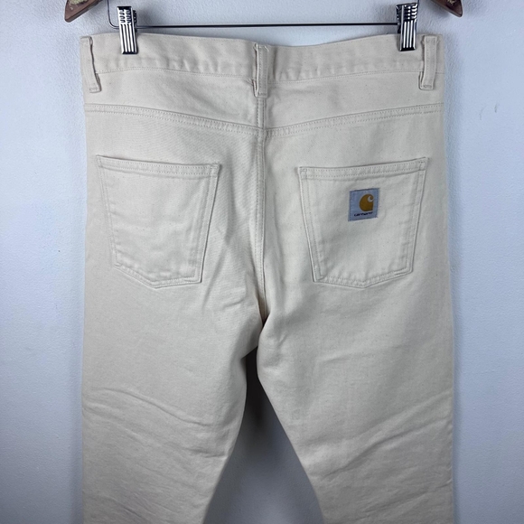 Carhartt WIP Newel Pant White - Natural - Picture 5 of 6